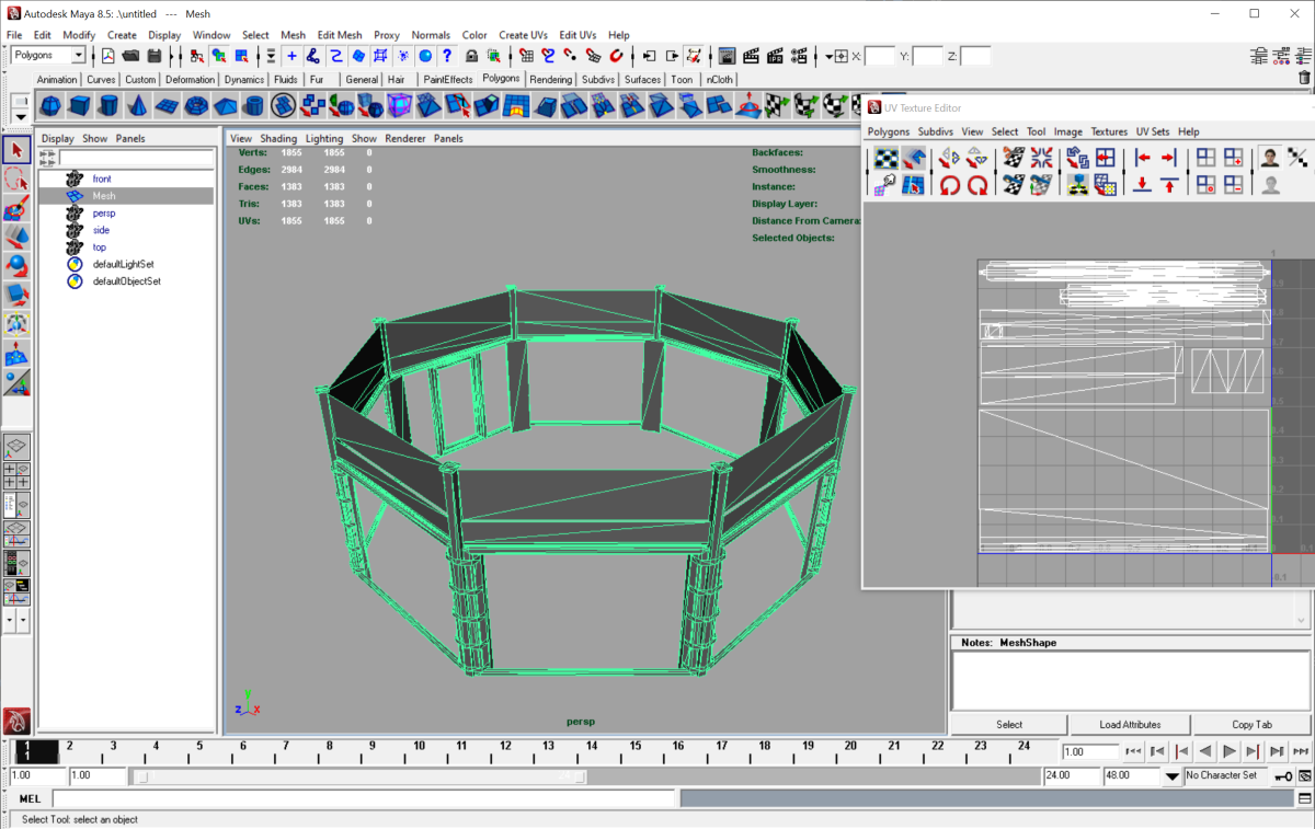 Extract UFC Octagon 3D model?