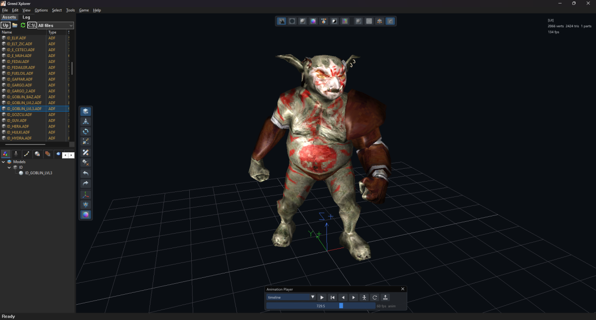 [PC] Istanbul Kiyamet Vakti — ADF Animation Extraction & Missing Meshes